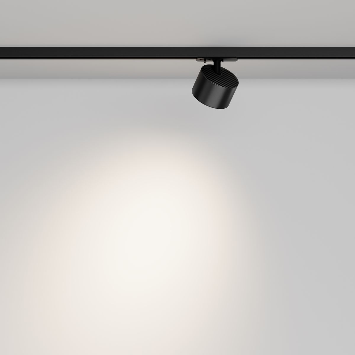 трековый однофазный светильник maytoni glare tr225-1-gx53-b