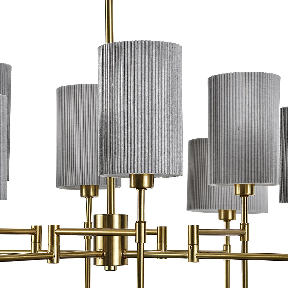 люстра на штанге indigo plisse 13033/8r brass v000537
