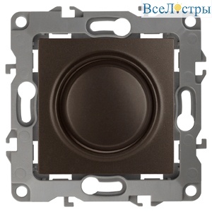 Светорегулятор поворотно-нажимной Эра 12-4101-13 400ВА 230В, IP20