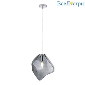 Подвесной светильник Crystal Lux NUESTRO SP1 CHROME/SMOKE