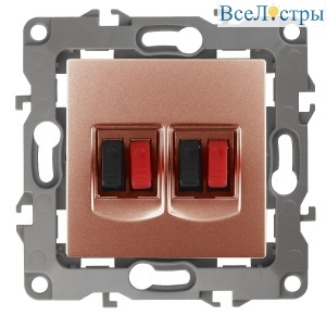 Розетка аудио двойная Эра 12-3112-14 Б0027469