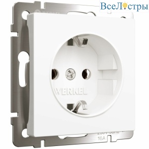 Розетка с заземлением Werkel 4690389184703 W1171061