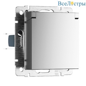 Розетка с защитной крышкой Werkel 4690389213199 W1171265 a069594