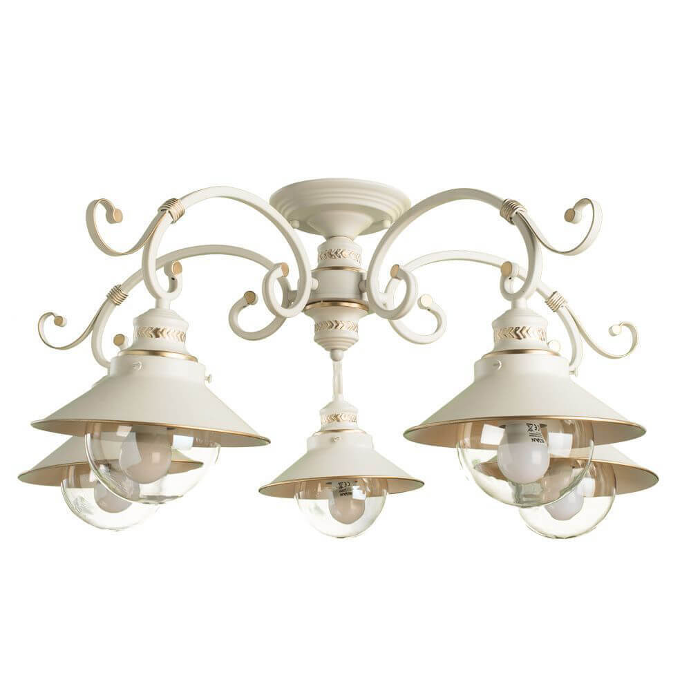 потолочная люстра arte lamp 7 a4577pl-5wg