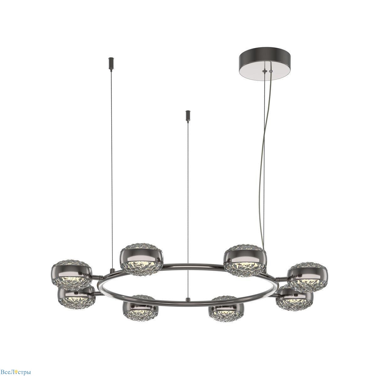 подвесная светодиодная люстра maytoni mind mod299pl-l80bc3k