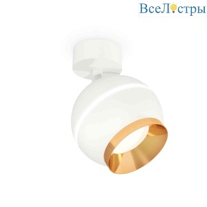 Комплект накладного светильника Ambrella light Techno Spot XM1101004 SWH/PYG белый песок/золото желтое полированное (A2202,C1101,N7034)