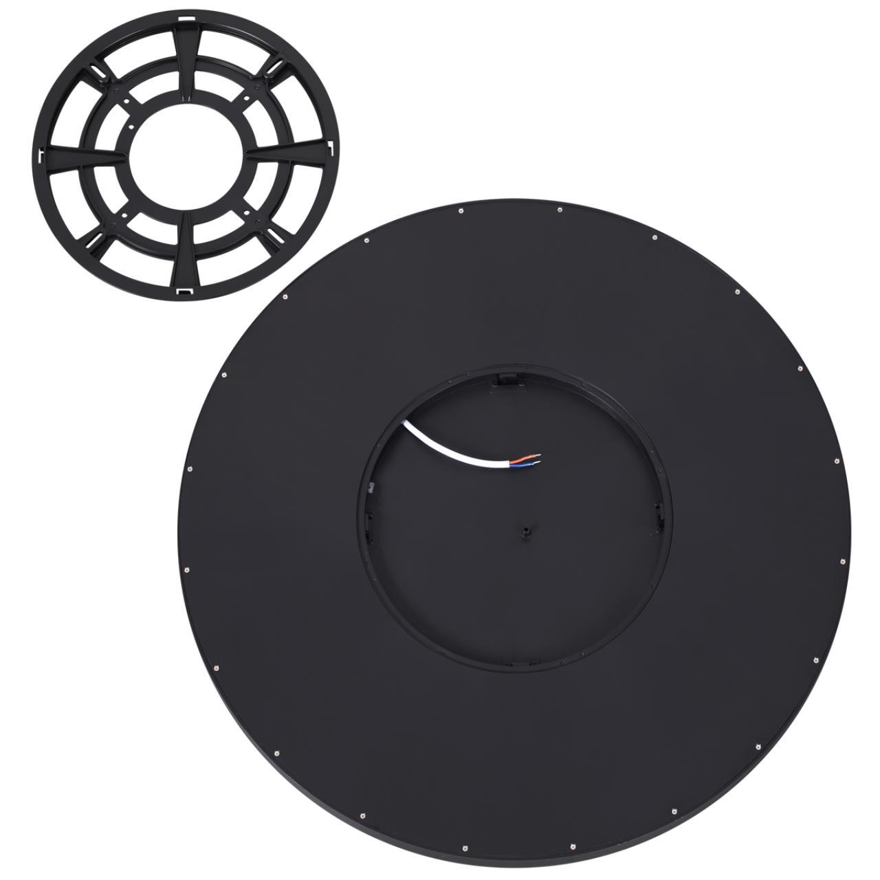 настенно-потолочный светодиодный светильник sonex mitra alfa black 7660/48l