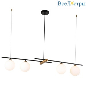 Подвесная люстра Indigo Opaco 11015/4P Black V000153