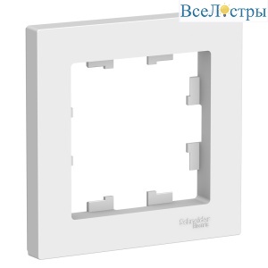 Рамка 1-ая Systeme Electric AtlasDesign Бел ATN000101