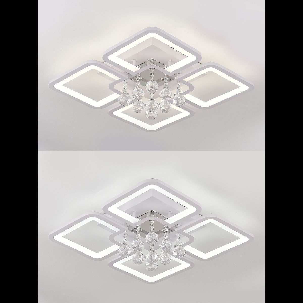 потолочная люстра natali kovaltseva cascade led lamps 81157
