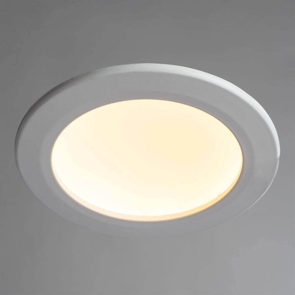 встраиваемый светодиодный светильник arte lamp riflessione a7012pl-1wh