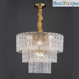 Подвесная люстра Newport 10826+10/С brass М0064788