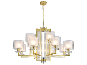 Подвесная люстра Newport 4408+4/C mat.gold М0071515