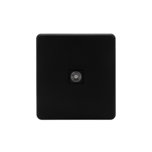 Розетка ROUND TV с/у оникс KRANZ KR-78-0723-3
