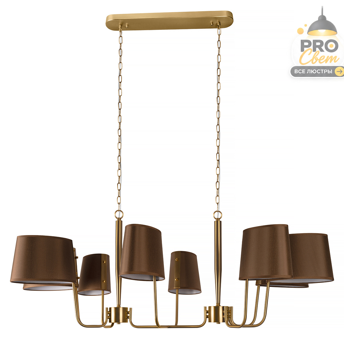 подвесная люстра loft it hilton 10527/8 brass