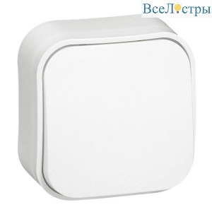 Переключатель одноклавишный на 2 направления Legrand Quteo 10A 250V слоновая кость 782234