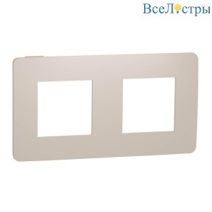 Рамка 2-постовая Schneider Electric Unica New NU280444