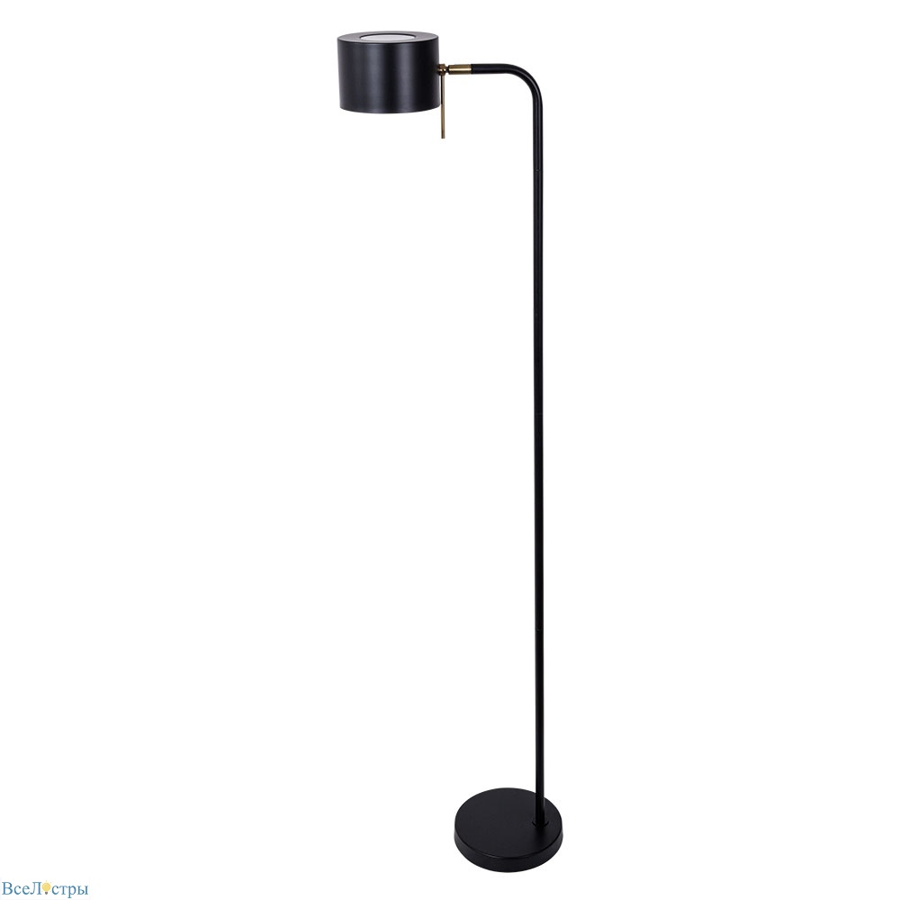 торшер arte lamp sebastian a7051pn-1bk