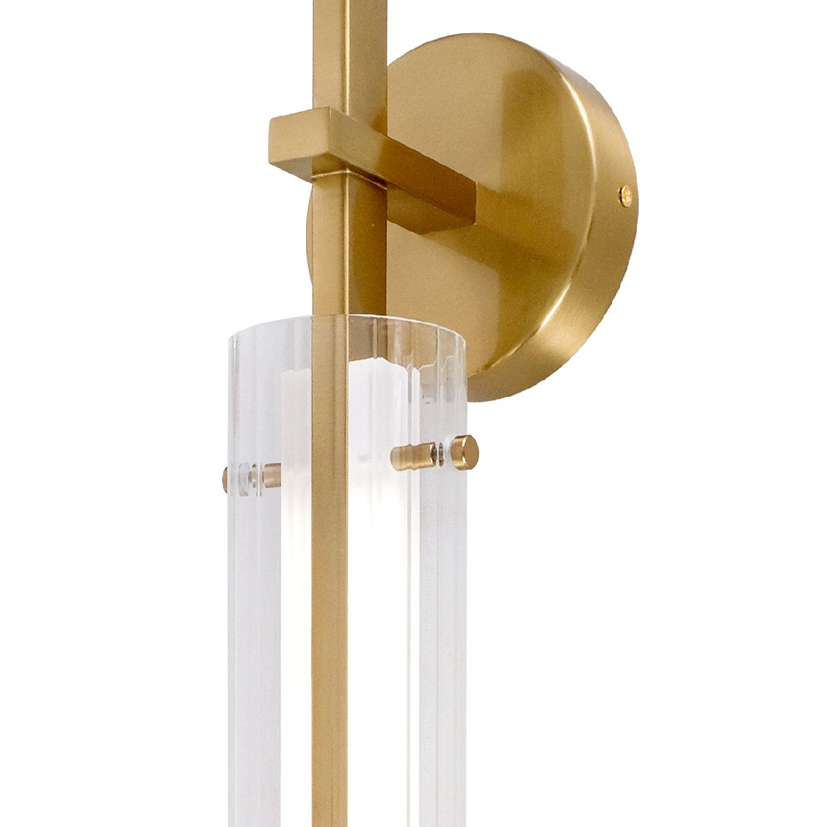 настенный светильник indigo vitreo 11067/1w brass v000177l