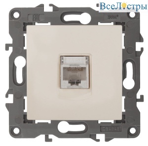 Розетка RJ45 Эра 14-3107-02 Б0034303