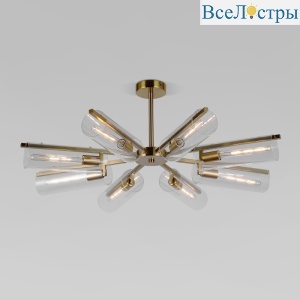 Люстра на штанге Eurosvet Trompeta 70144/8 латунь a060898