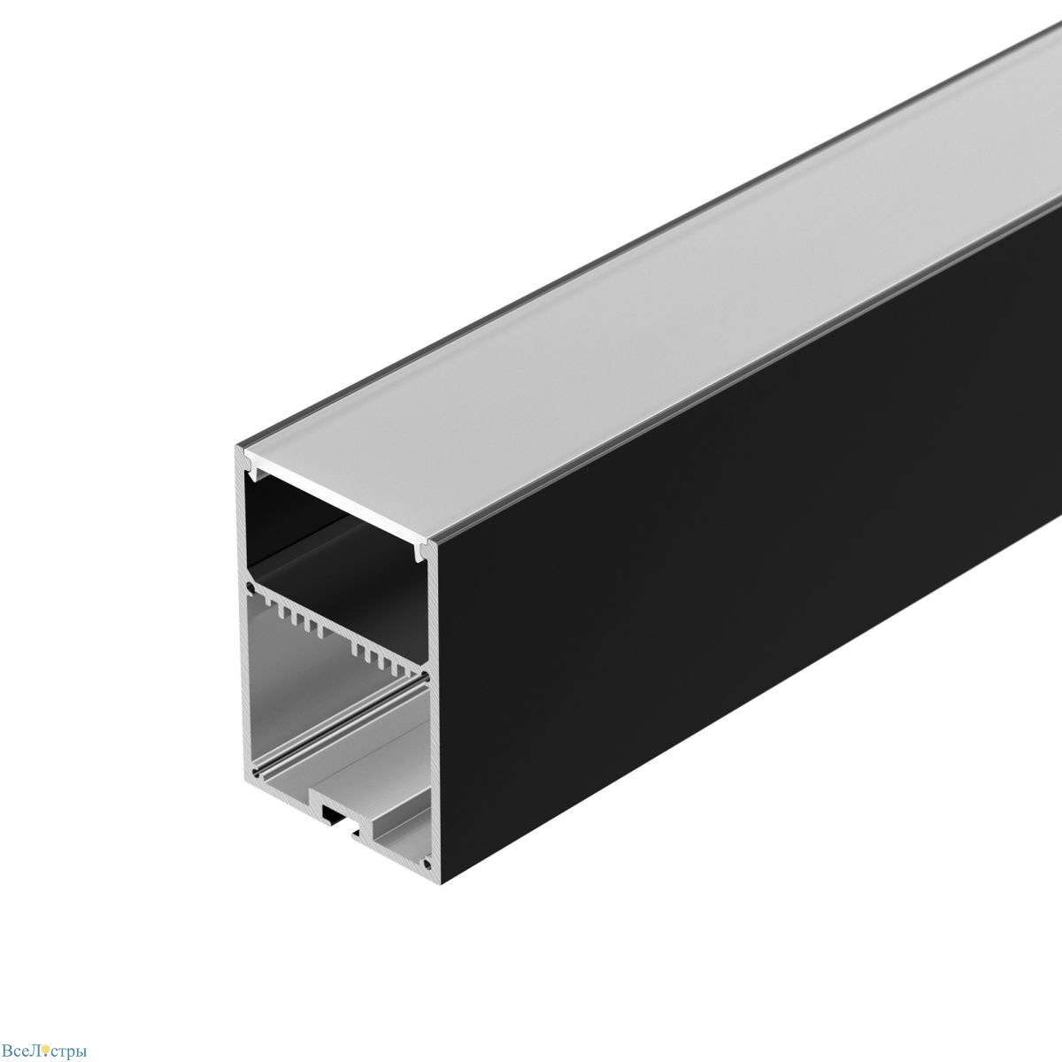 профиль arlight sl-line-4970-2000 black (by) (алюминий) 062513