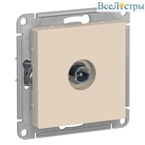 Розетка TV оконечная 1DB Systeme Electric AtlasDesign Беж ATN000291