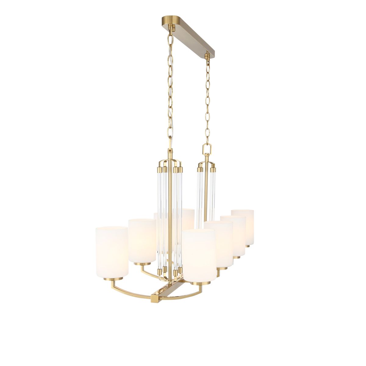 подвесная люстра  st luce опал sl1403.333.08