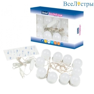 Подсветка для зеркал Uniel Backstage белый (UL-00006857) ULM-F50-8W/SW/10/DIM IP20 White