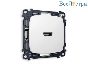 Комплект механизма розетки HDMI 2.0 40V/500MO 2.0GHz 5-18Gbit/s Ambrella Volt Omega MO134010