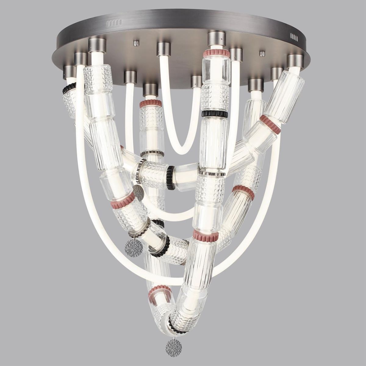 потолочная люстра odeon light l-vision collier 5456/80cl