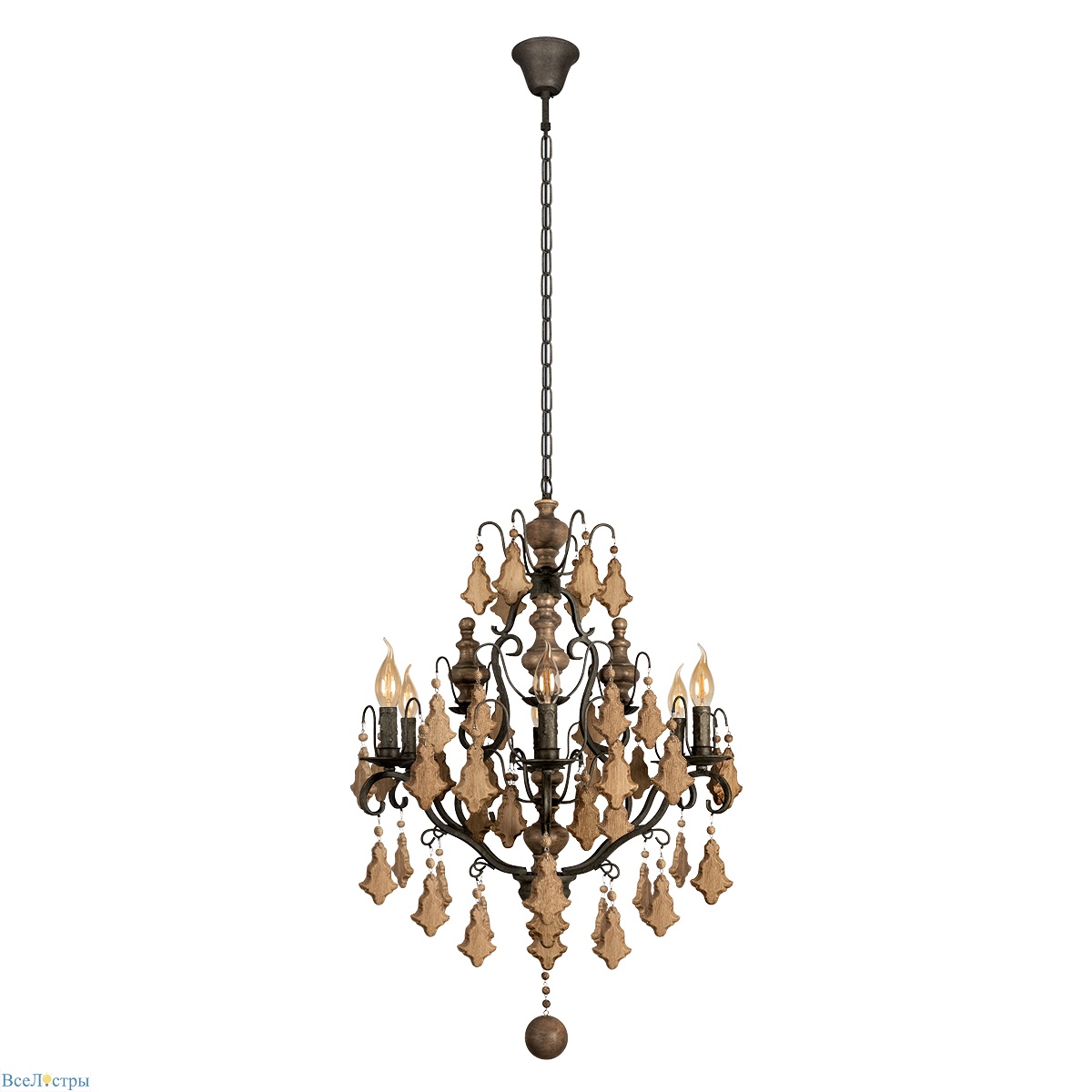 подвесная люстра loft it chateau 10559/6