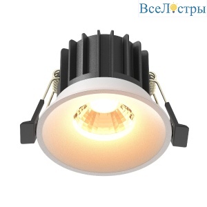Встраиваемый светильник Maytoni Round DL058-12W2.7K-W