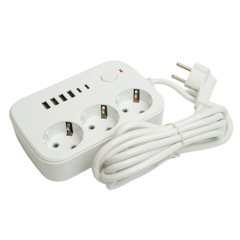 удлинитель stekker home plus hm09-36-02 49979