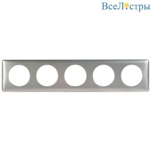 Рамка 5-постовая Legrand Celiane титан 068910