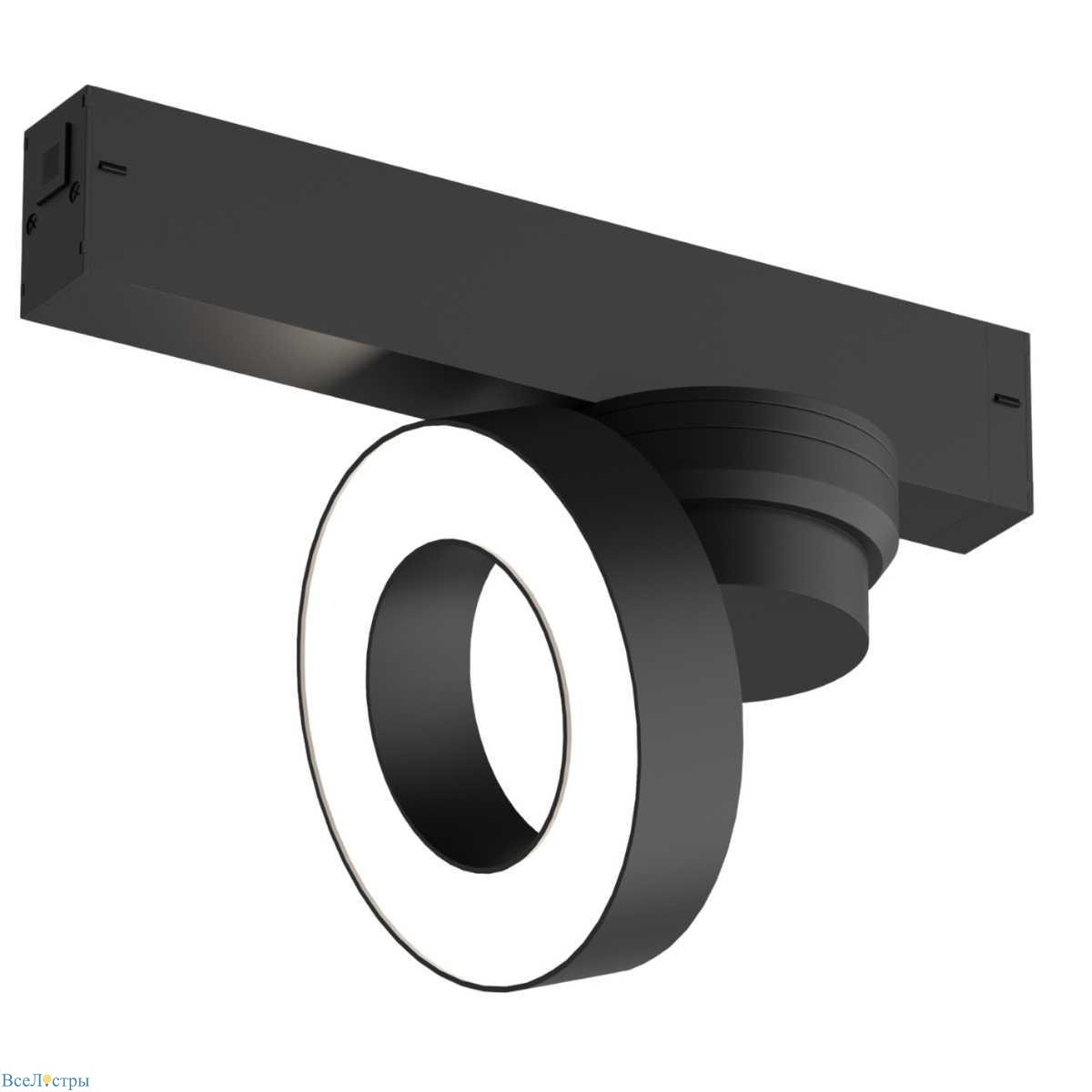 трековый светодиодный светильник denkirs smart linear dk8027-bk