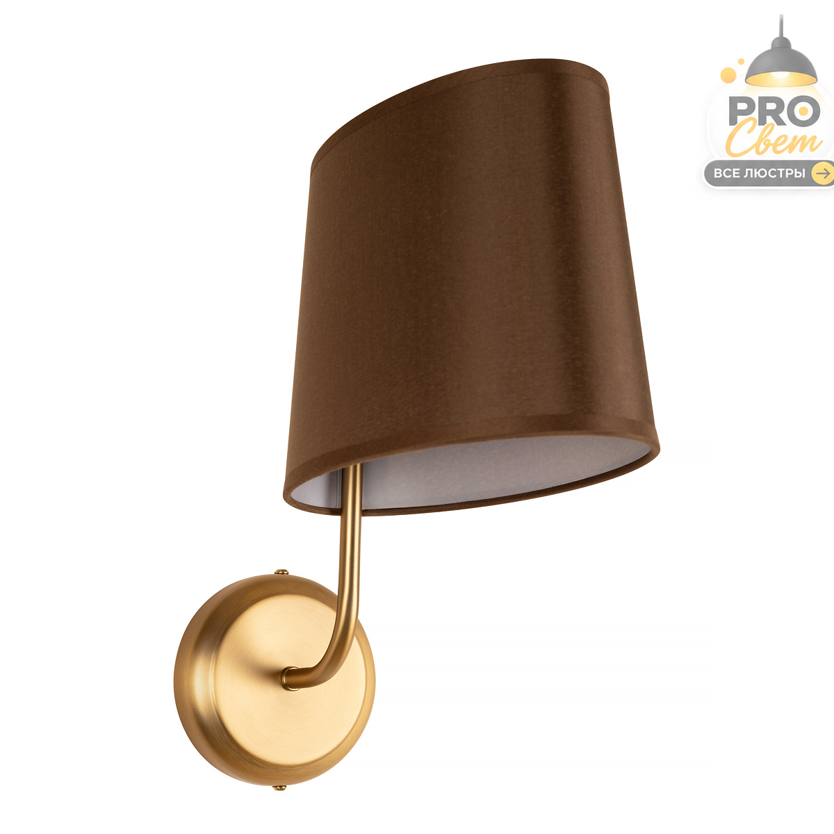 бра loft it hilton 10527w brass