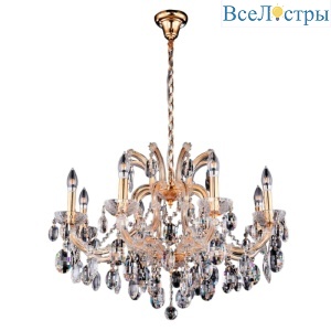 Подвесная люстра Crystal Lux Hollywood SP8 Gold