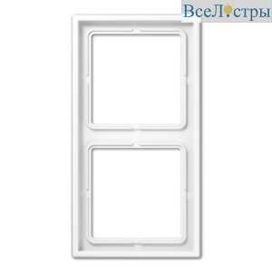 Рамка двухместная Jung LS982WW