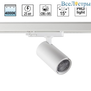 Трековый трехфазный светильник Novotech Port Helix 359573