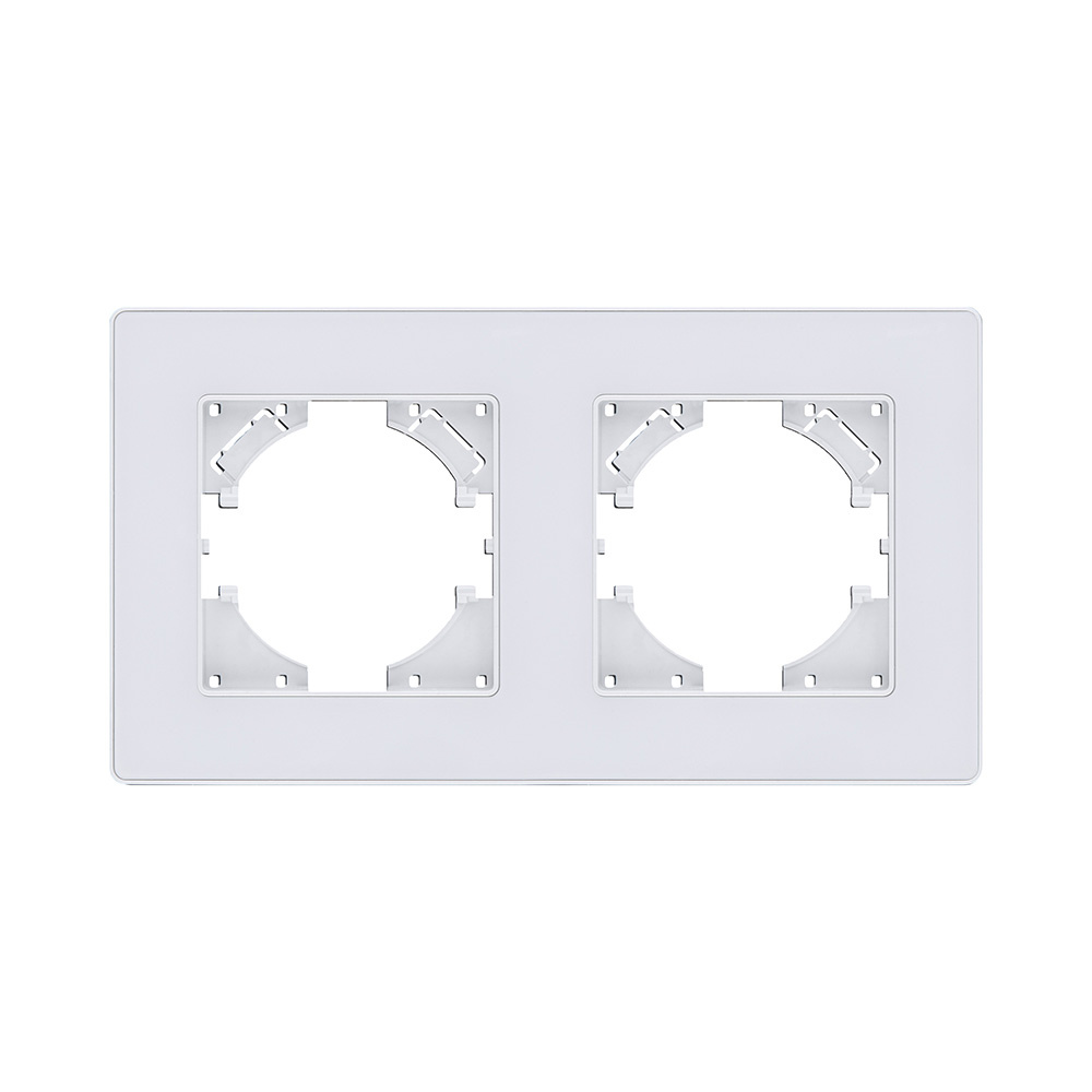 рамка 2-постовая, белый kollinger eleganz acryl ea2wh