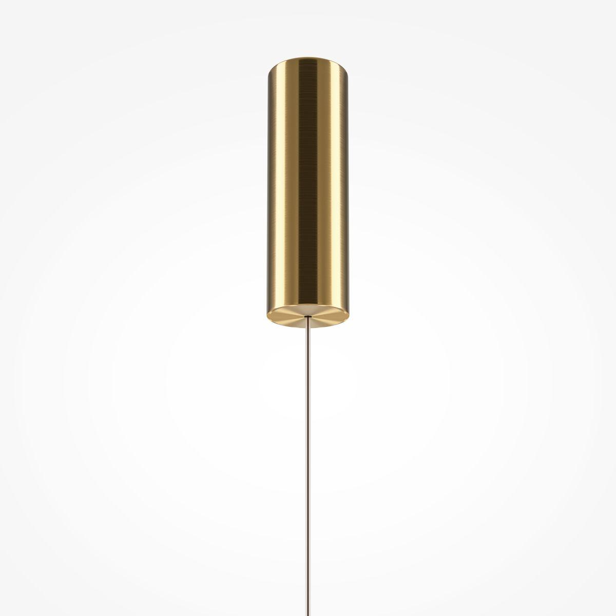 подвесной светодиодный светильник maytoni golden cage mod216pl-l10g3k