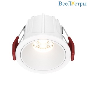 Встраиваемый светильник Maytoni Technical Alfa LED DL043-01-10W3K-RD-W