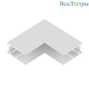 Соединитель вертикальный угловой для накладного однофазного шинопровода 509016/509026 Lightstar Uno 509136
