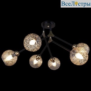 Потолочная люстра Illumico IL0264-6CSQ-79 BK AB
