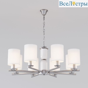 Подвесная люстра Eurosvet Caprera 60146/8 никель Smart a063869