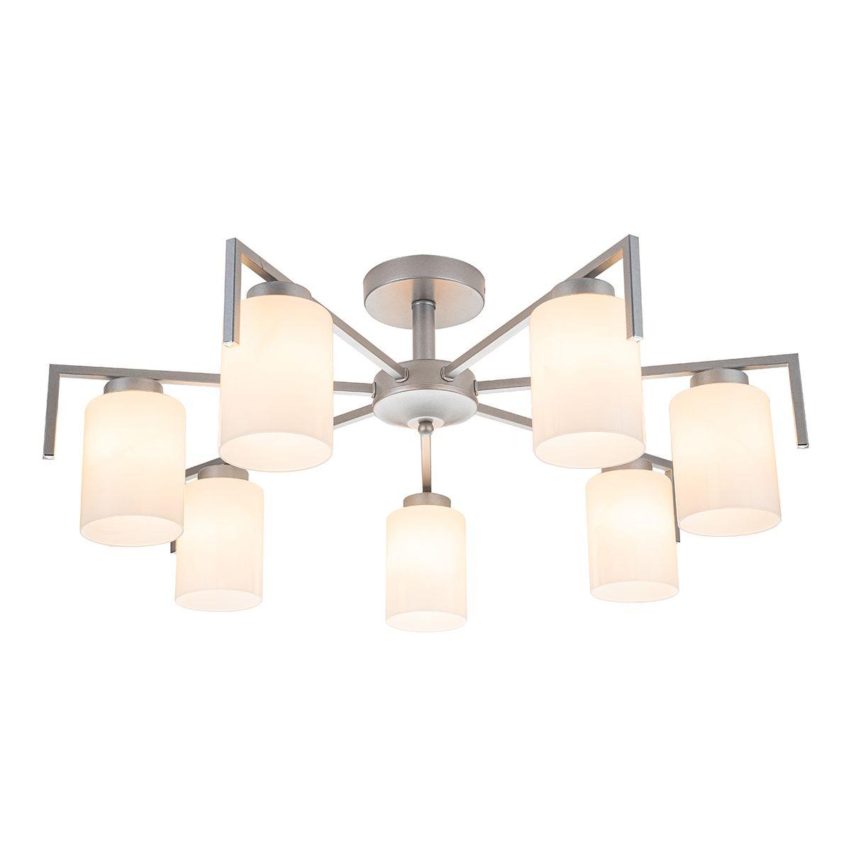 потолочная люстра escada style 1142/7p silver