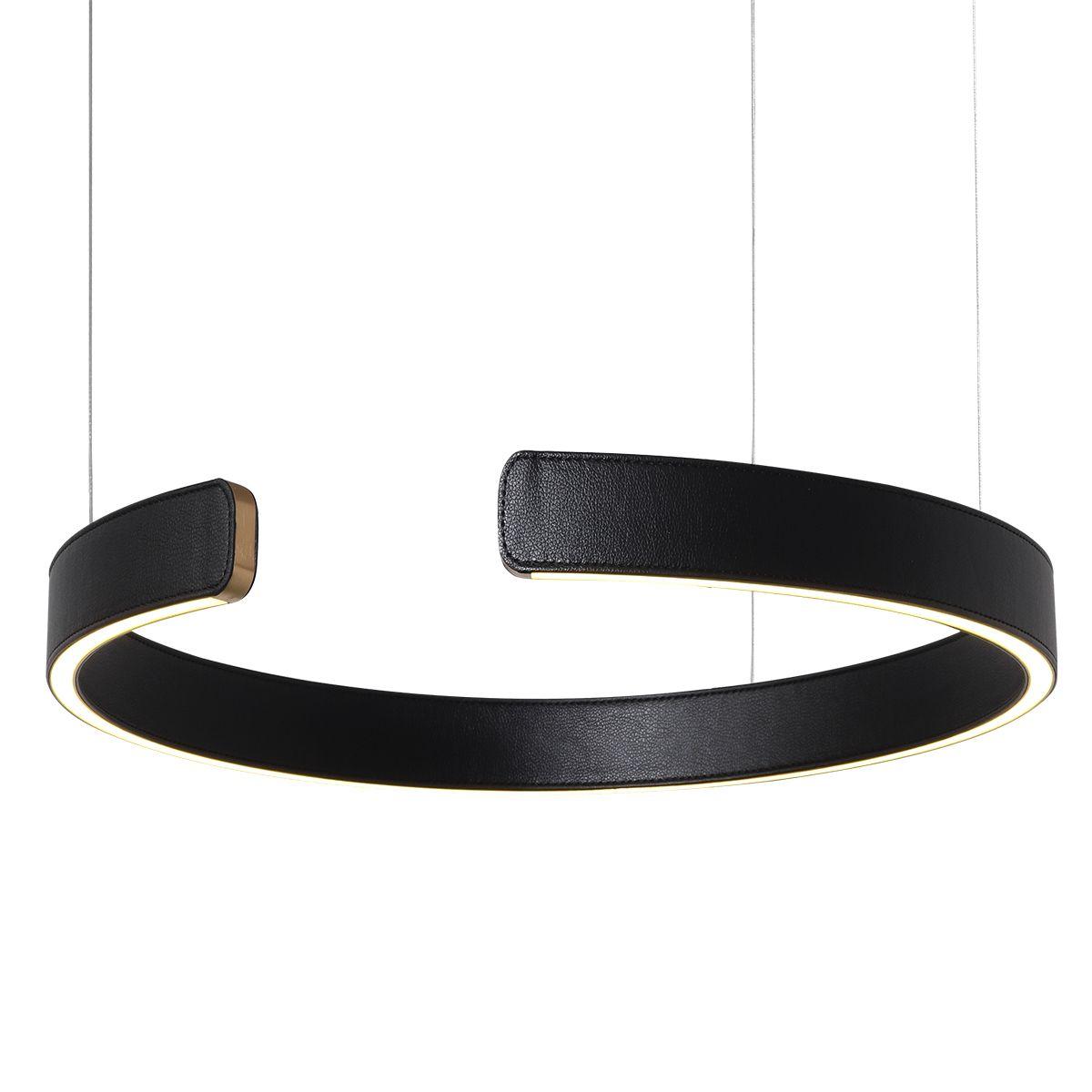 подвесной светодиодный светильник loft it ring 10025/400 black