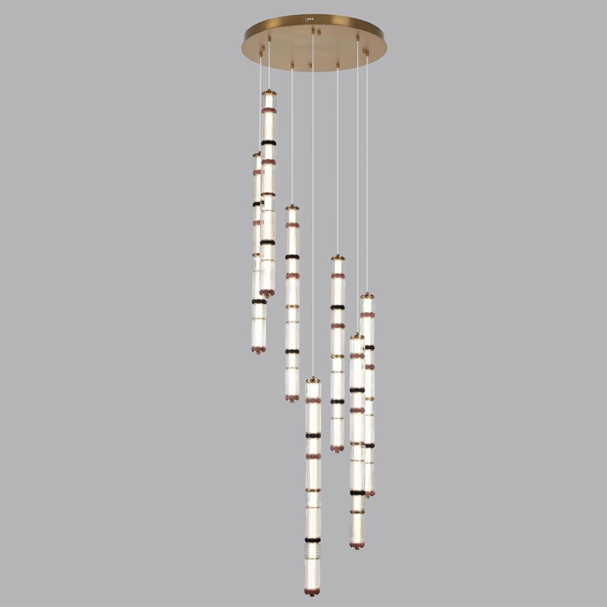 каскадная люстра odeon light l-vision collier 5455/210l