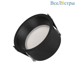 Встраиваемый светильник даунлайт Arlight MS-BREEZE-BUILT-R82-9W Warm2700 (BK, 80 deg, 230V) (IP20 Металл) 054715